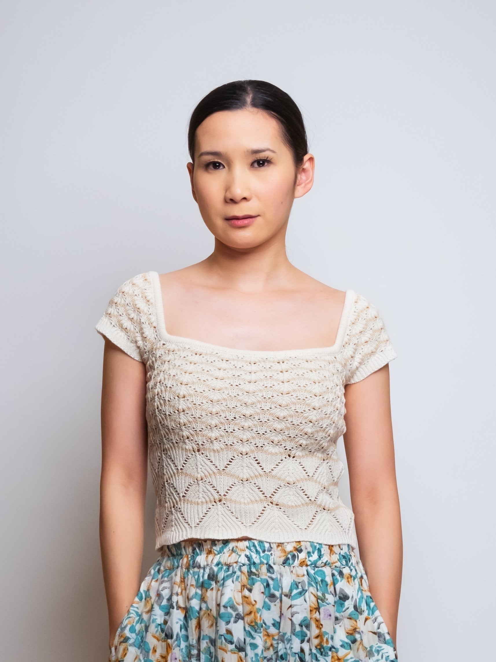 Striped Knit Summer Tee image 2