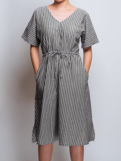 Kimono-Style V-Neck Dress image 0