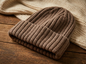 Camerina Tall Textured Ribbed Knit Beanie