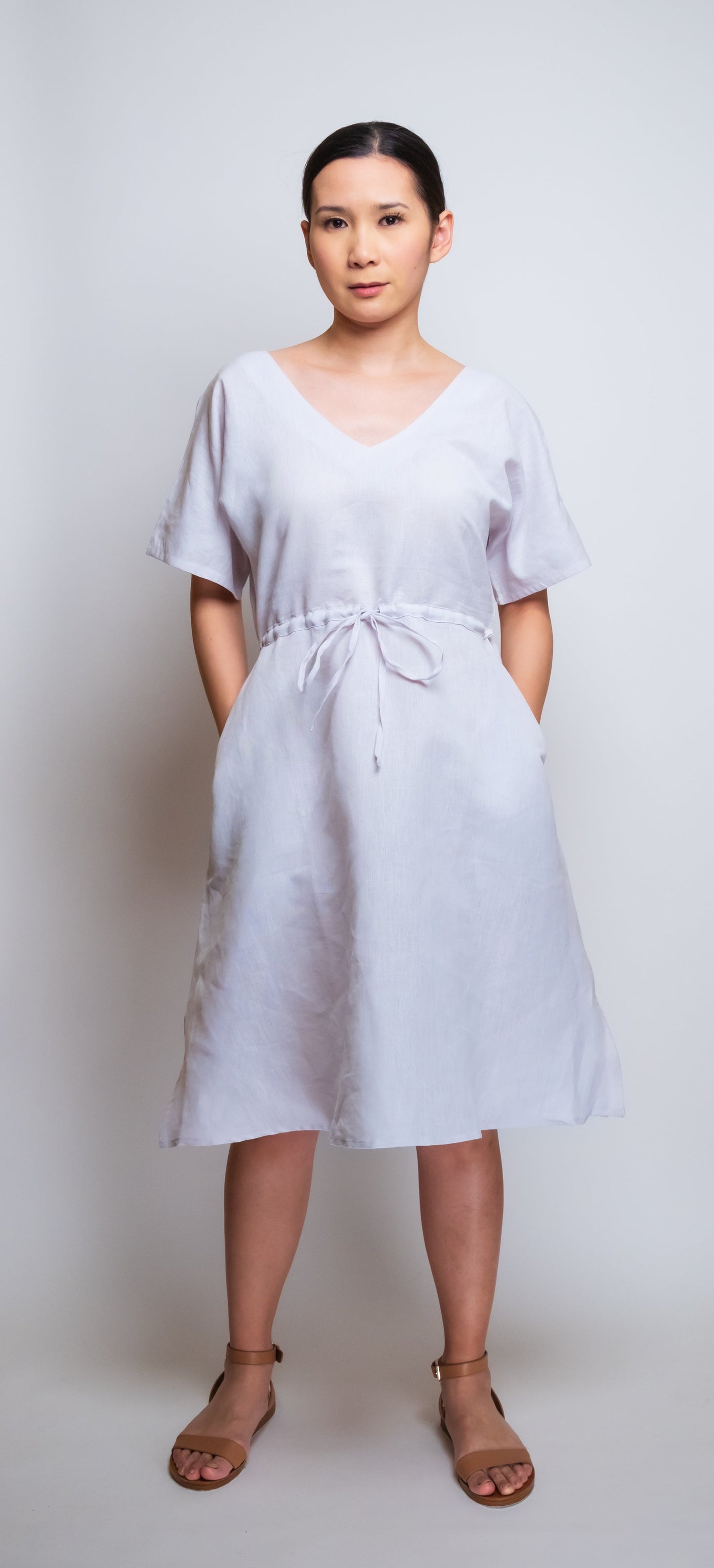 Kimono-Style V-Neck Dress image 5