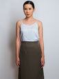 Organic Bamboo Silk Round Neck Camisole: White image 0