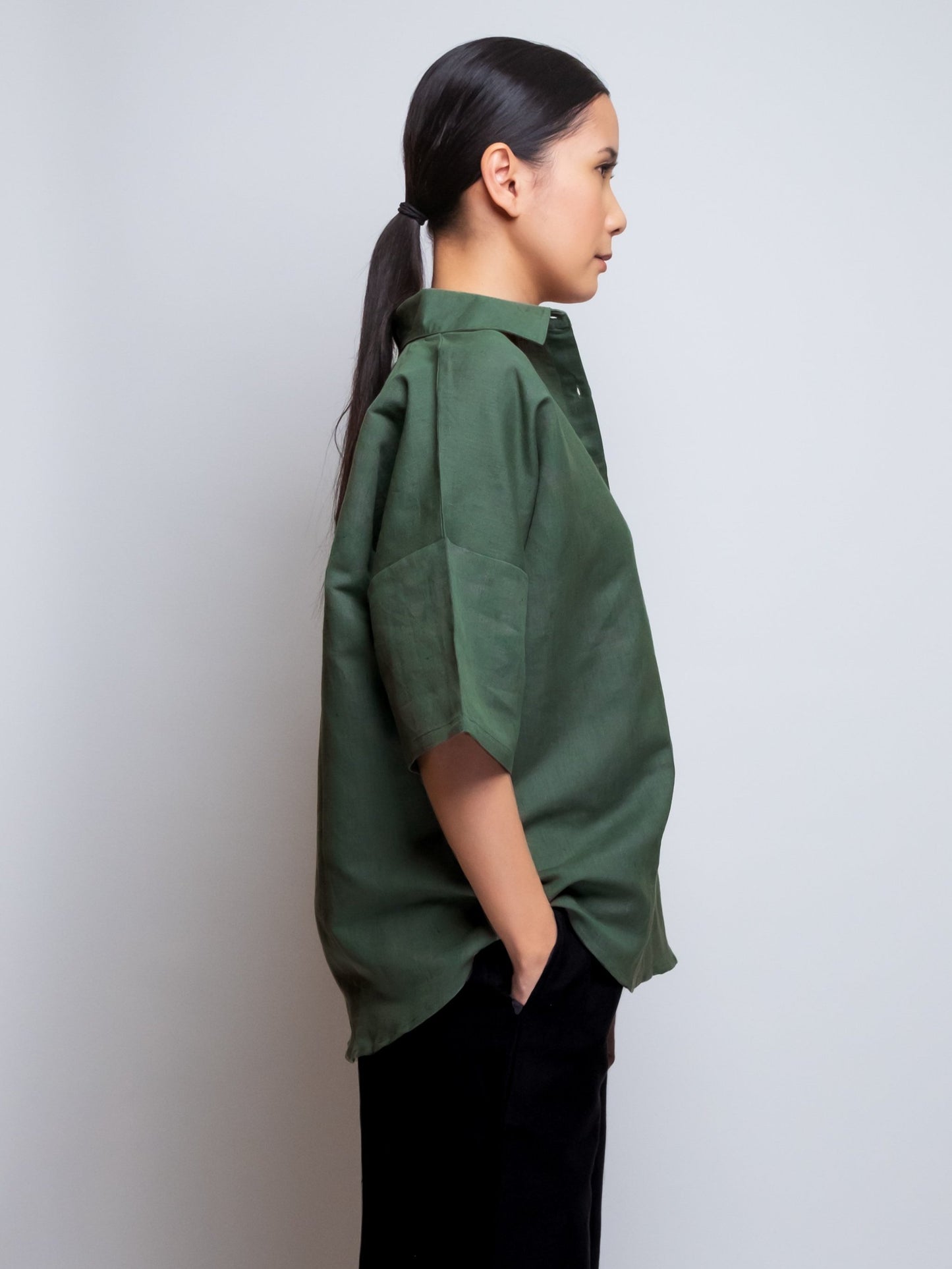 Linen Oxford Shirt image 11