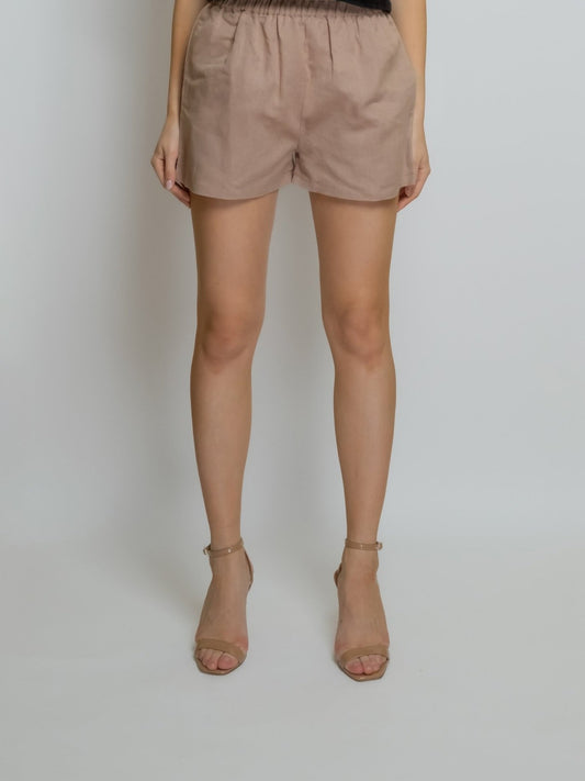 Linen Woven Shorts image 0