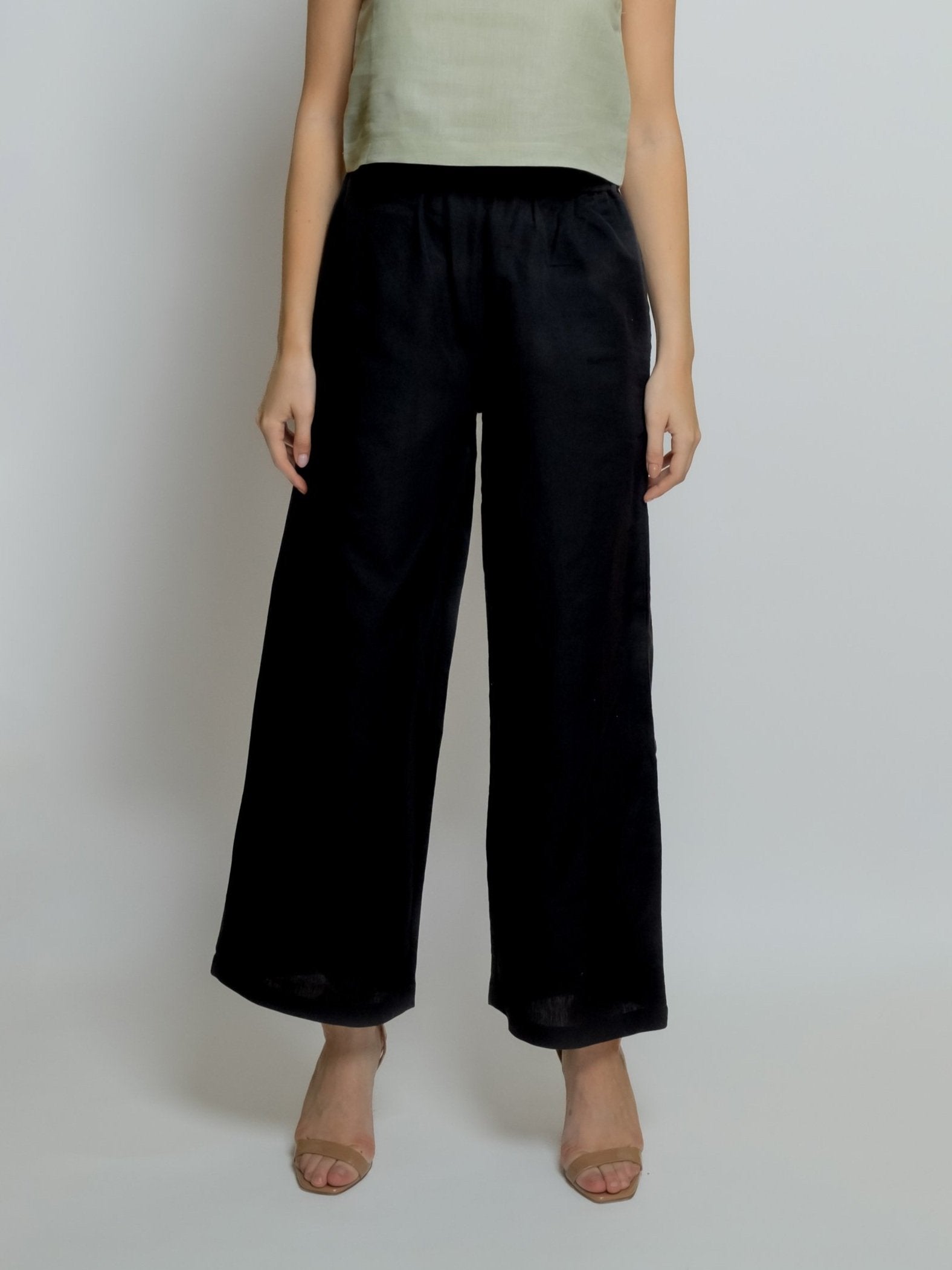 Linen Ankle-Cropped Pant image 10