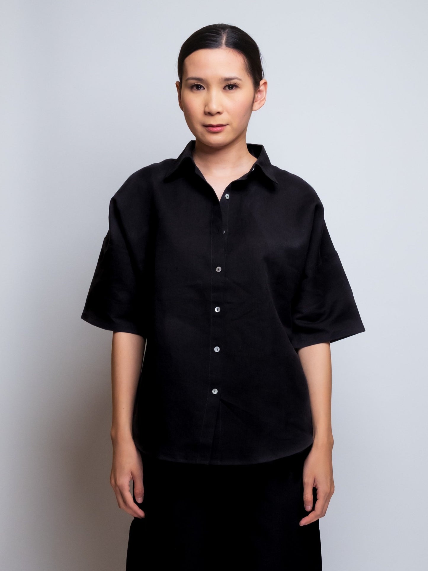 Linen Oxford Shirt image 10