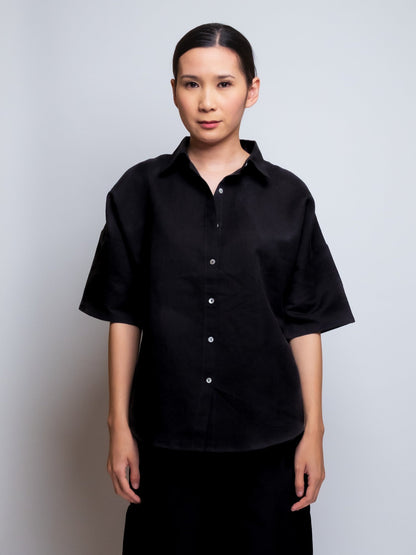 Linen Oxford Shirt image 10
