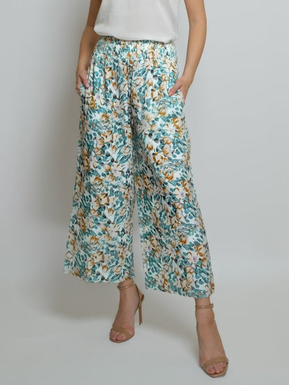Cropped Cotton Muslin Pant image 0
