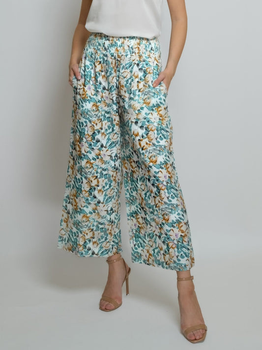 Cropped Cotton Muslin Pant image 0