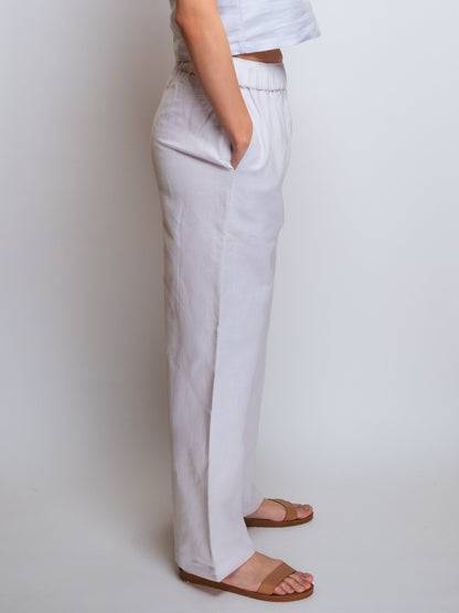 Linen Ankle-Cropped Pant image 23