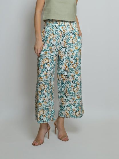 Cropped Cotton Muslin Pant image 8