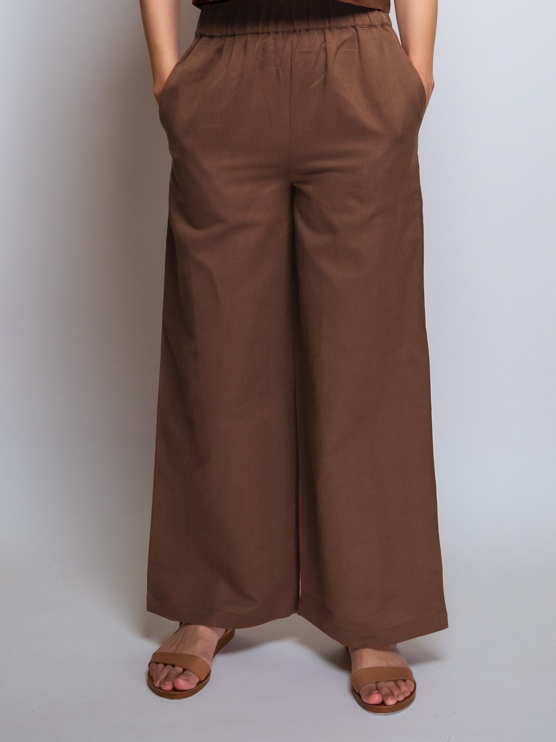 Linen Ankle-Cropped Pant image 7