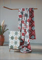 Aviel Cotton Rich modern art blanket