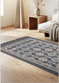 Indoor area rug vintage look art 
