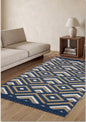 Indoor area rug modern look art 
