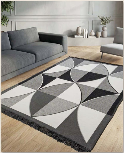 Camerina Indoor Area Rug - Modern Geometric Art - Designed in Toronto, Made in Turkey 