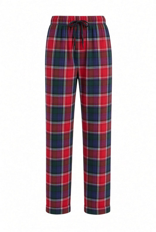 Camerina Unisex 100% Cotton Flannel Pajama Pants | 4 Plaids | Item 112457820