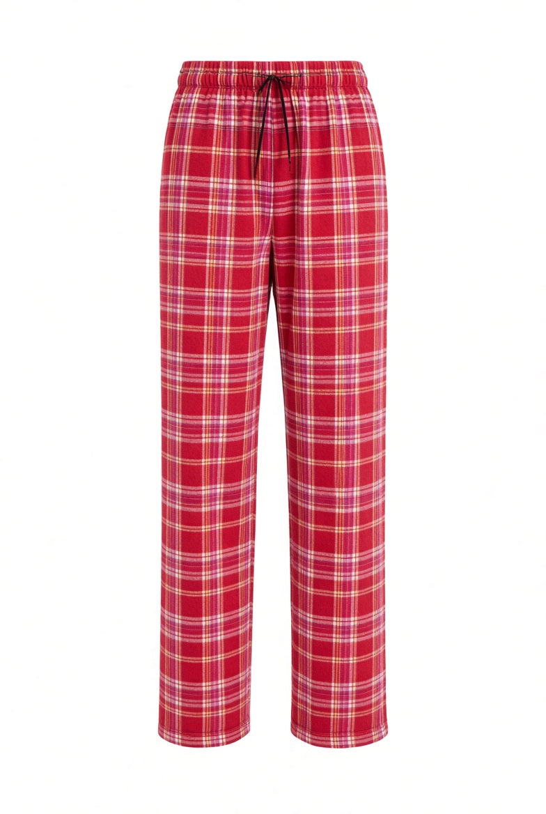 Camerina Unisex 100% Cotton Flannel Pajama Pants | 4 Plaids | Item 112457820