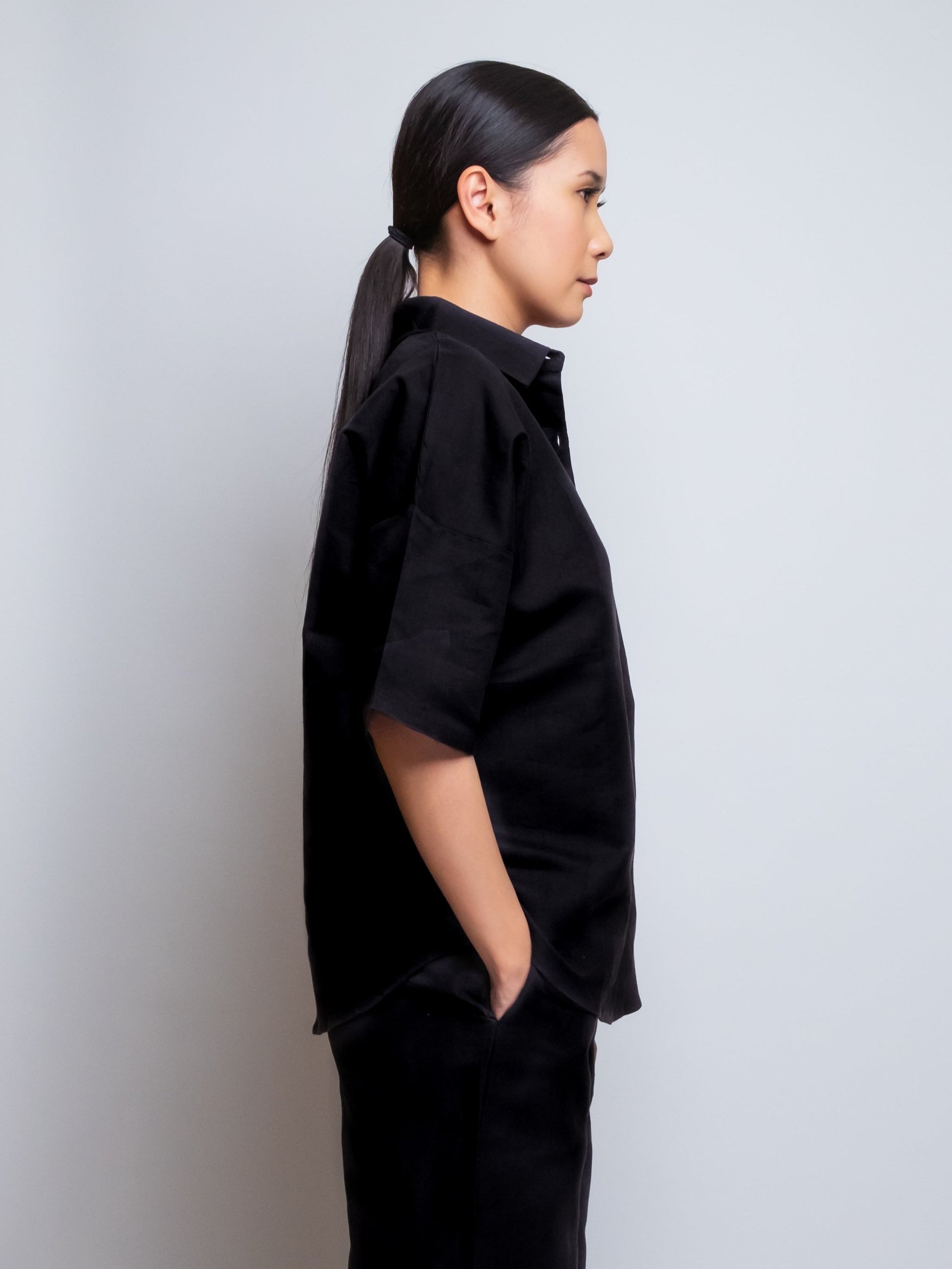 Linen Oxford Shirt image 9