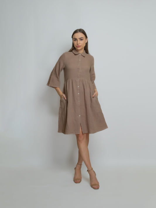 Cotton Oxford Dress image 0