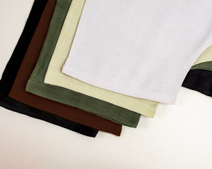 Boxy Linen Tee- Round Neckline image 19