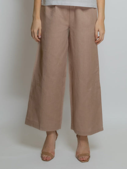 Linen Ankle-Cropped Pant image 3