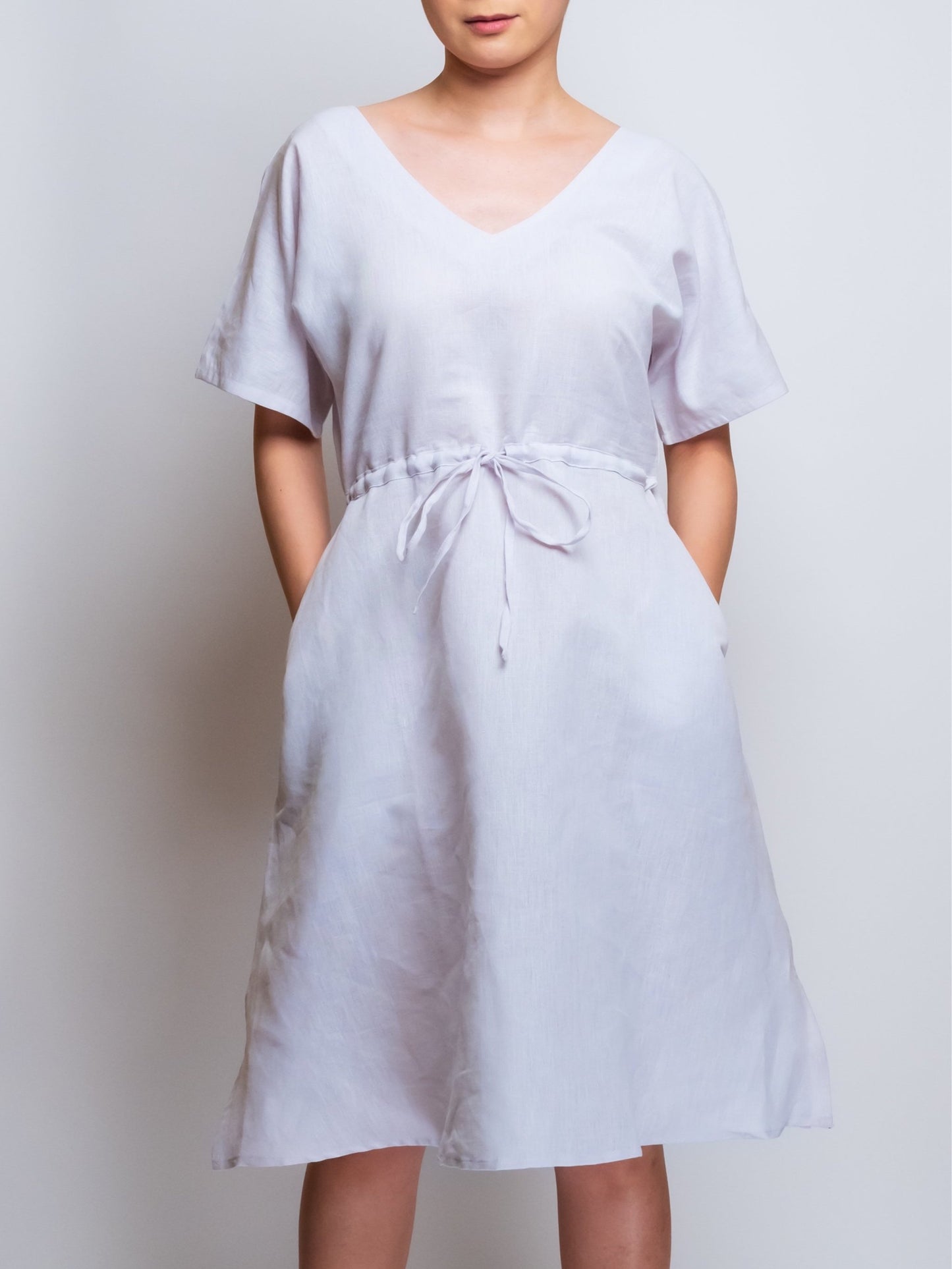 Kimono-Style V-Neck Dress image 7