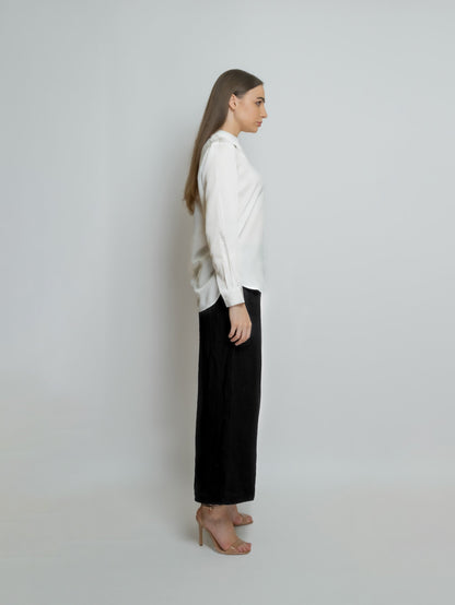 Cropped Cotton Muslin Pant image 6
